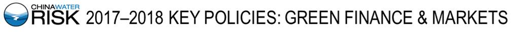 finance and markets policies